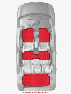 ЭВА коврики «Queen Lux» комплект для Ford Fusion Hybrid
